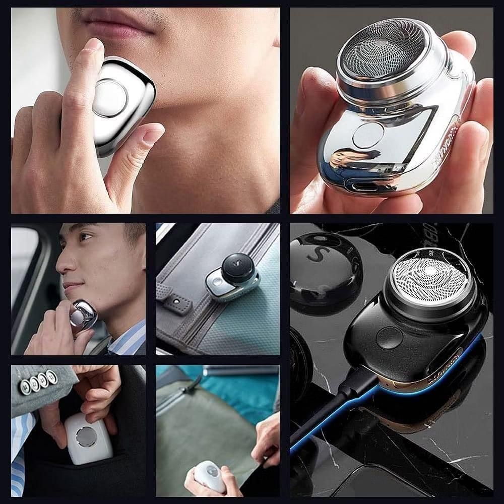 ✨ Newly Upgraded Mini Electric Razor & Rechargeable Shaver for Men ✨