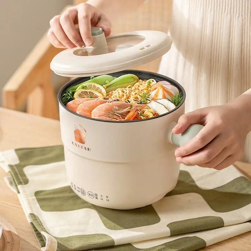 🍲 Electric Mini Cooking Pot – Your 4-in-1 Kitchen Essential!