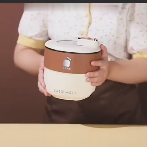 🍲 Electric Mini Cooking Pot – Your 4-in-1 Kitchen Essential!